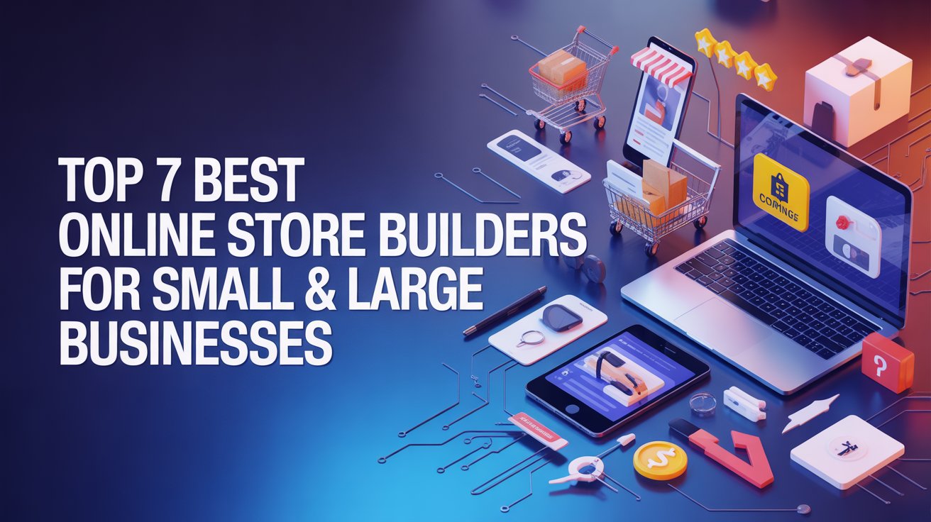 Top 7 Best Online Store Builders for Small & Large Businesses